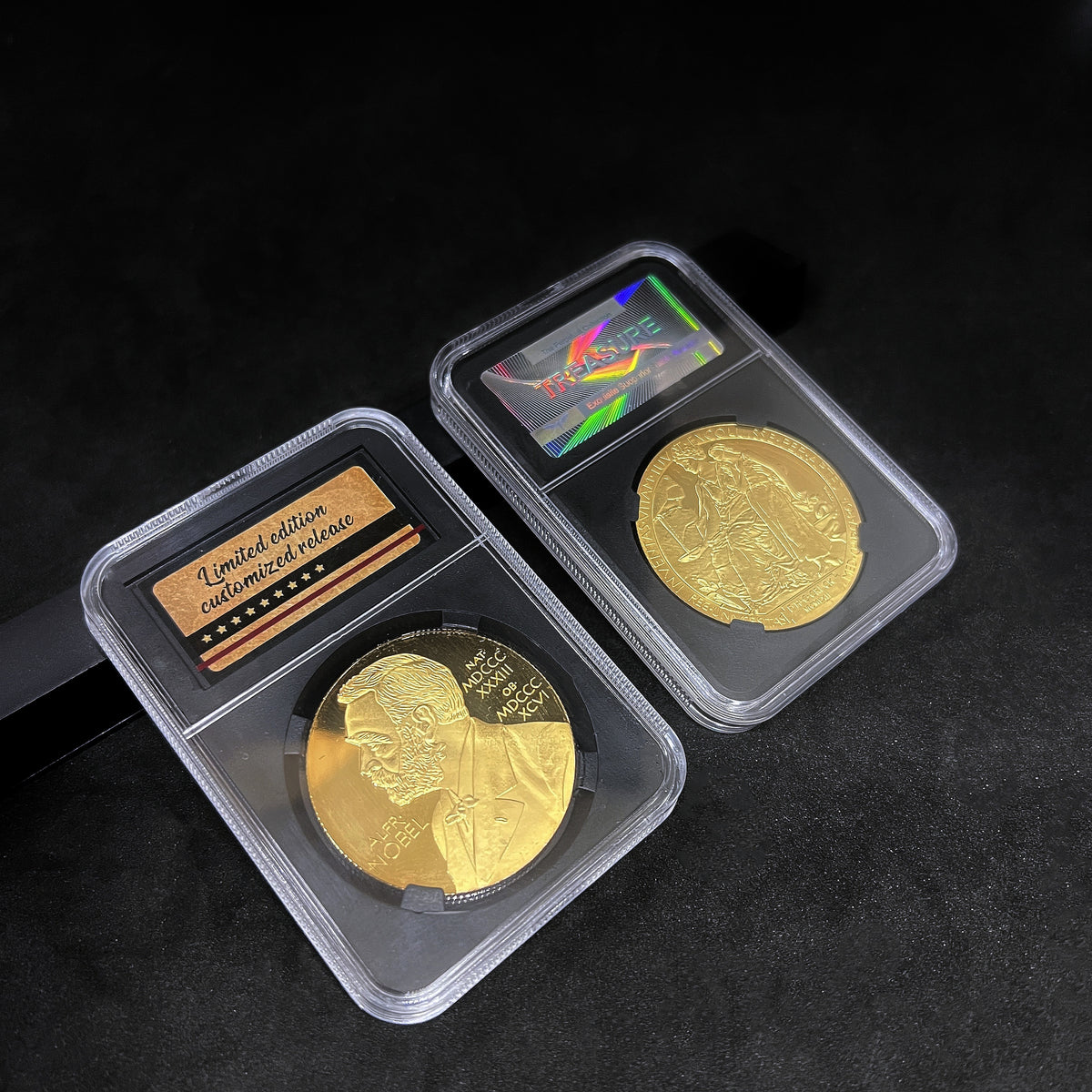 Nobel Commemorative Coin with Dust-Proof Protective Case