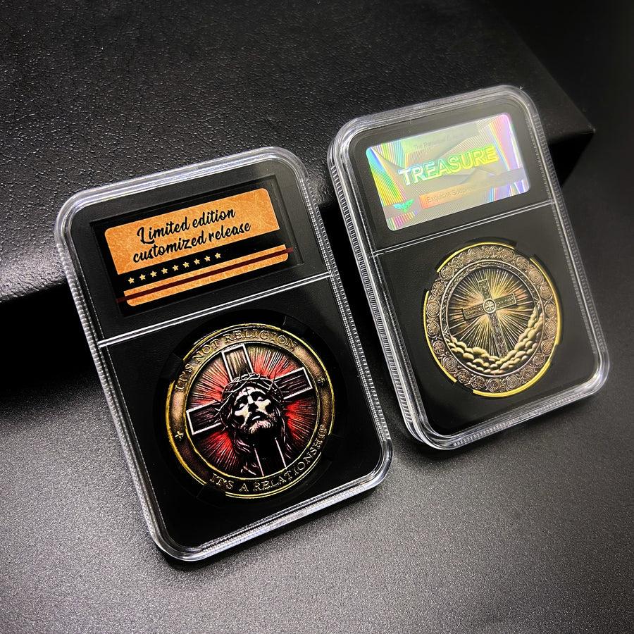 Jesus Crown of Thorns Commemorative Coin – "It’s Not Religion, It’s a Relationship" Limited Edition