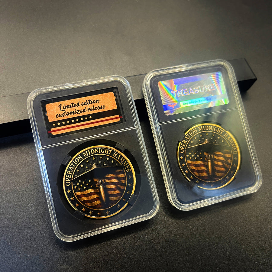 Limited Edition Operation Midnight Hammer Commemorative Challenge Coin